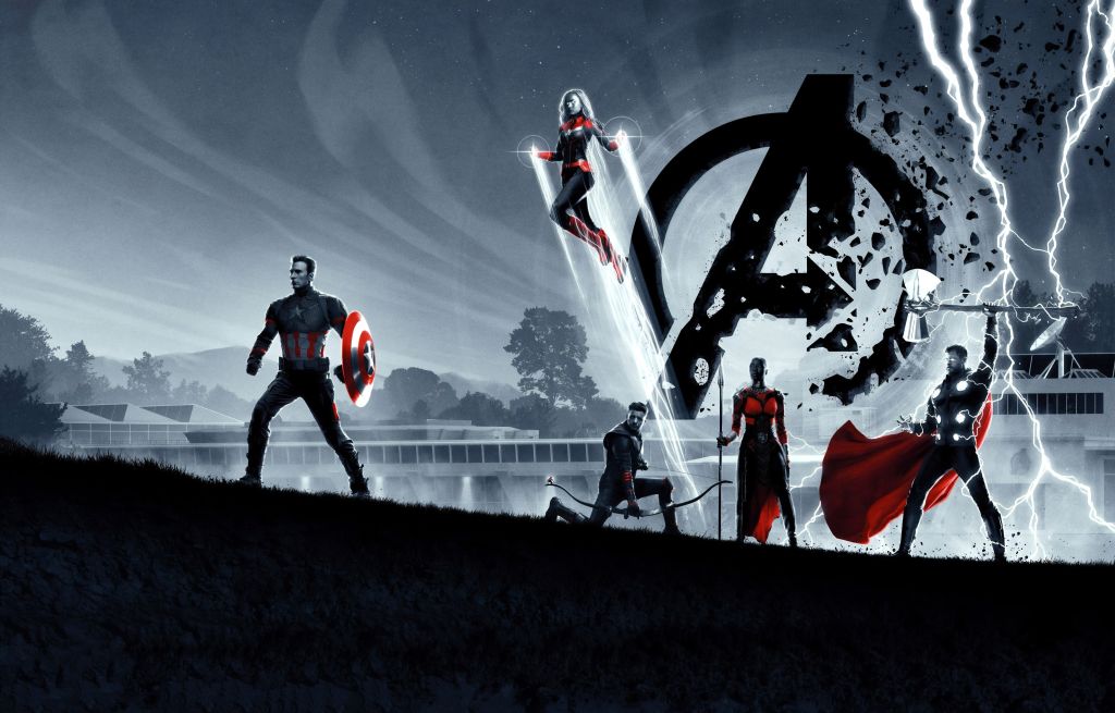Мстители: Эндшпиль, Капитан Америка, Тор, Капитан Марвел, Соколиный Глаз, HD, 2K, 4K, 5K