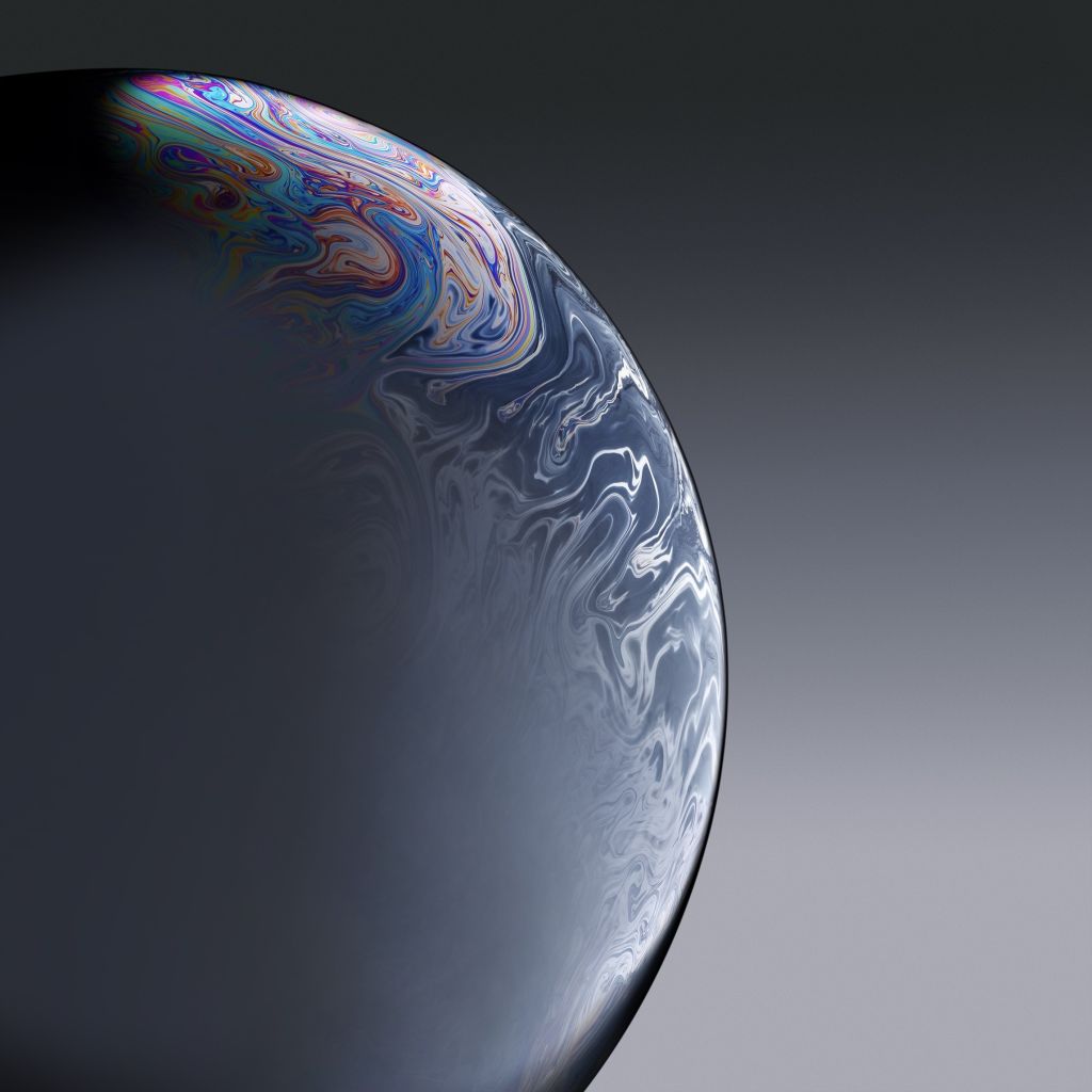 Земля, Планета, Пузырь, Серый, Iphone Xr, Ios 12, Фондовая, HD, 2K