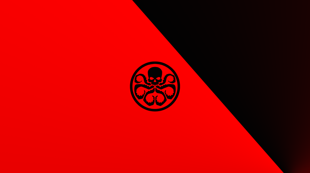 Hydra, Логотип, Красный, HD, 2K, 4K
