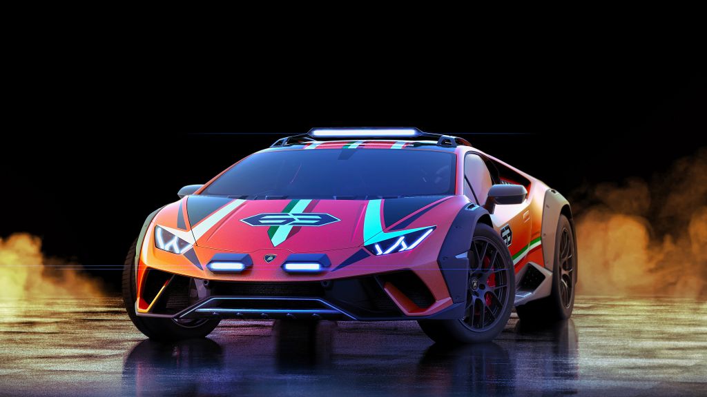 Lamborghini Huracan Sterrato, Внедорожник, Суперкар, 2019, HD, 2K, 4K, 5K