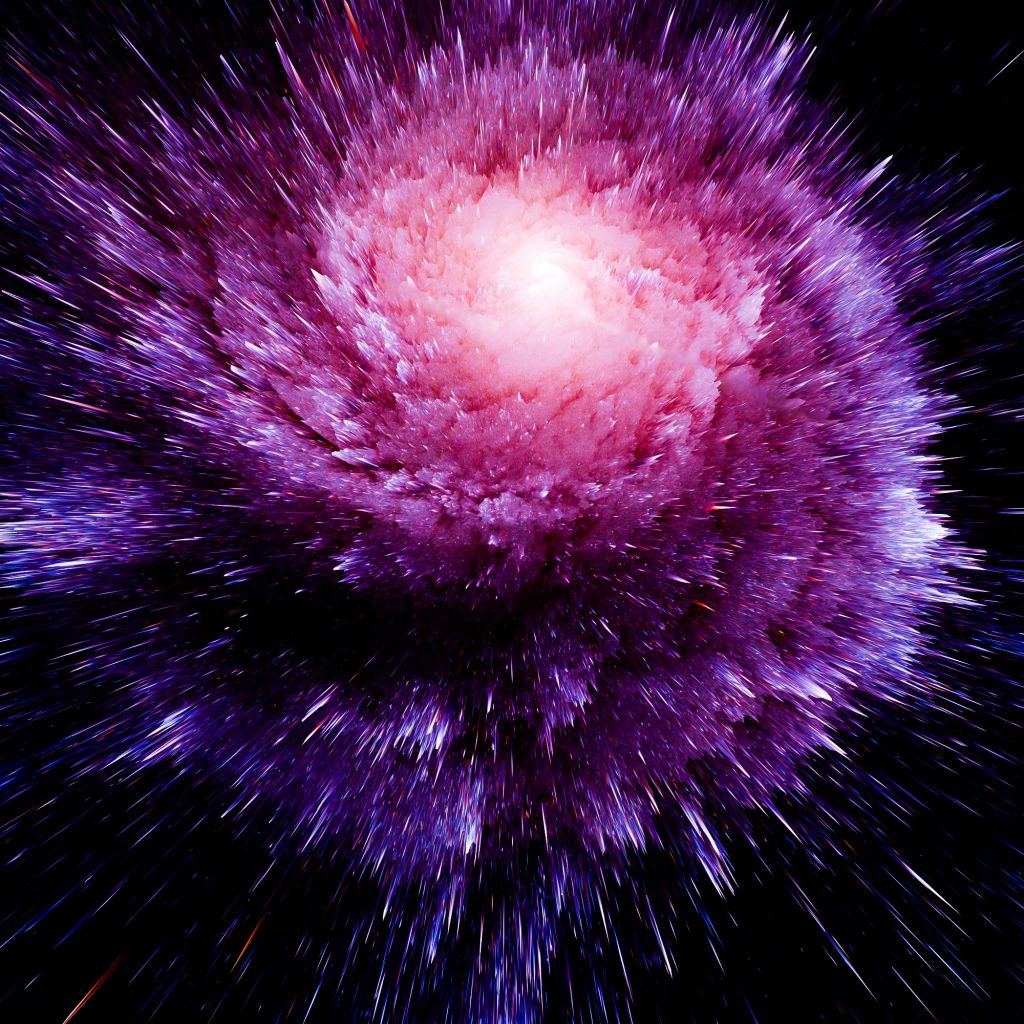 Туманность, Фиолетовый, Galaxy, Взрыв, HD