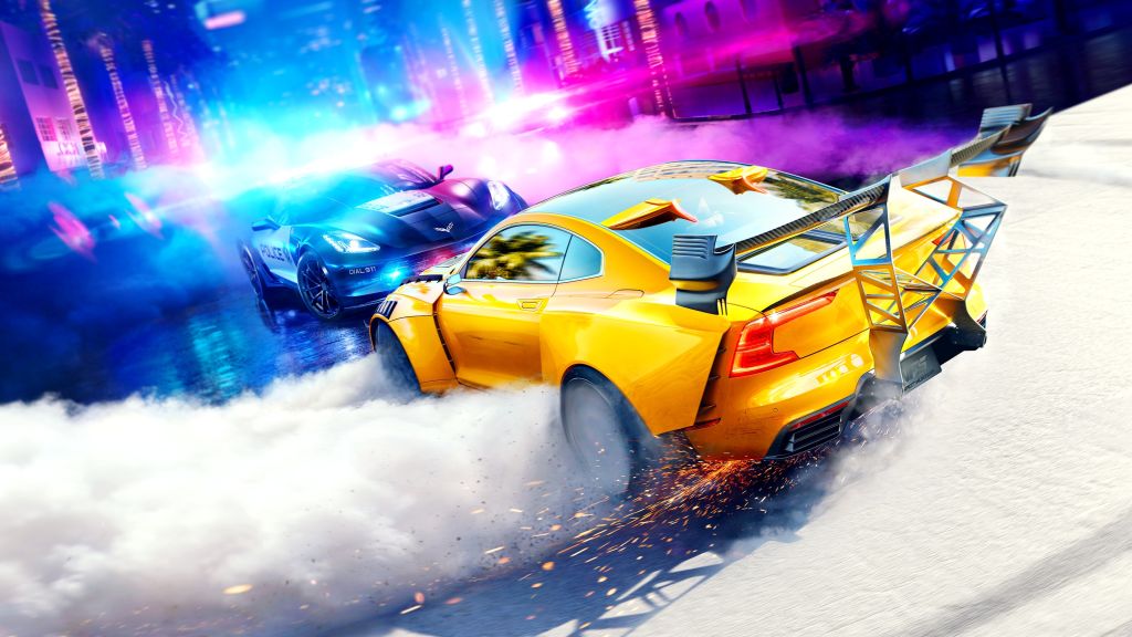 Need For Speed ​​heat, Шевроле Корвет Гранд Спорт, Playstation 4, Xbox One, HD, 2K, 4K