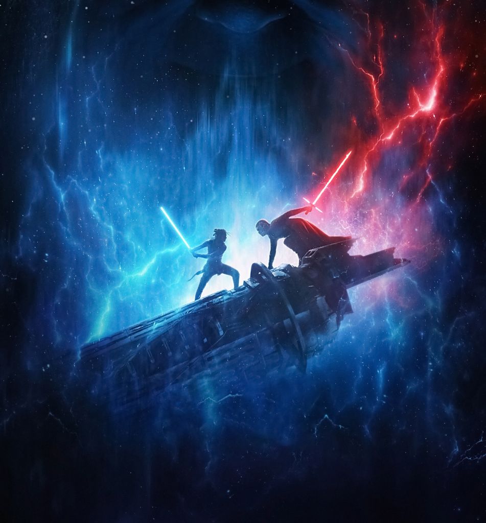Звездные Войны: Восхождение Скайуокера, Кайло Рен, Рей, 2019, HD, 2K