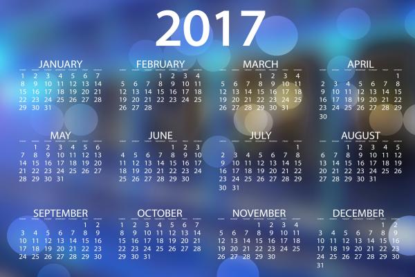 Календарь 2017 Года, Новый Год, HD, 2K, 4K, 5K