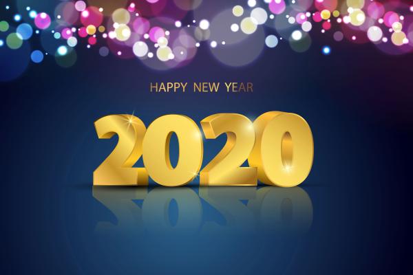 2020, С Новым Годом, HD, 2K, 4K