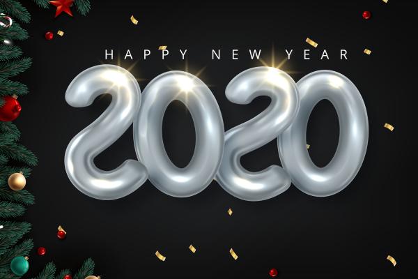 2020, С Новым Годом, HD, 2K, 4K, 5K