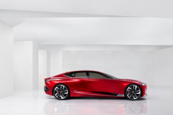 Acura Precision, Detroit Auto Show 2016, Красный, HD, 2K, 4K