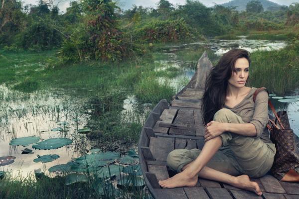 Анджелина Джоли, Самые Популярные Знаменитости 2015 Года, Актриса, Брюнетка, HD, 2K, 4K