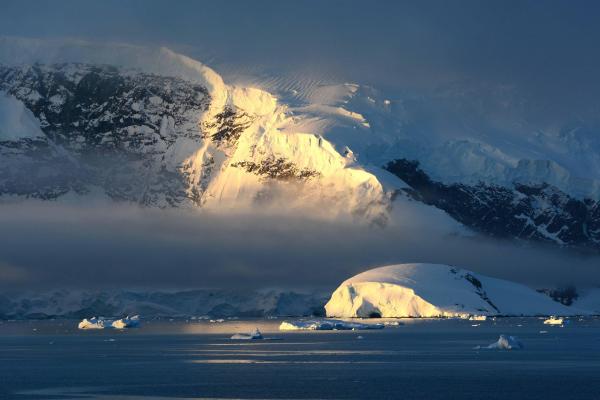 Антарктида, Снег, Айсберг, Гора, HD, 2K, 4K, 5K