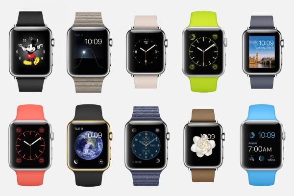 Apple Watch, Часы, Обои, Review, Iwatch, Apple, Interface, Display, Silver, Real Futuristic Gadgets, HD, 2K