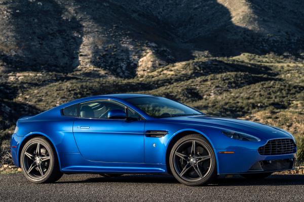 Aston Martin V8 Vantage Gts, Гоночные Автомобили, Синий, HD, 2K, 4K
