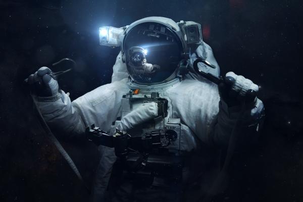 Астронавт, Темное Пространство, Исследование, HD, 2K, 4K, 5K