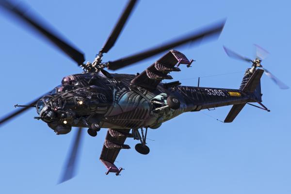 Штурмовой Вертолет Миль Ми-24, Боевой Вертолет, HD, 2K, 4K