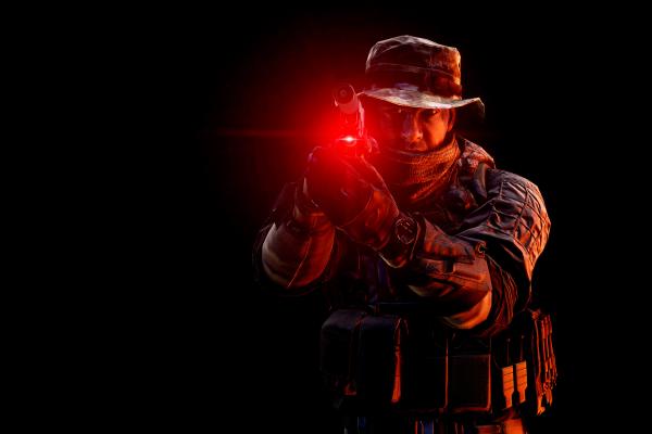 Battlefield 4, Red Dot Sight, Пистолет, Солдат, 5К, HD, 2K, 4K, 5K