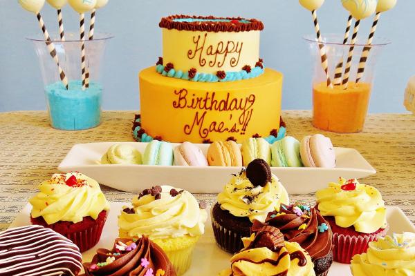 День Рождения Торт, Macarons, Чек, HD, 2K, 4K