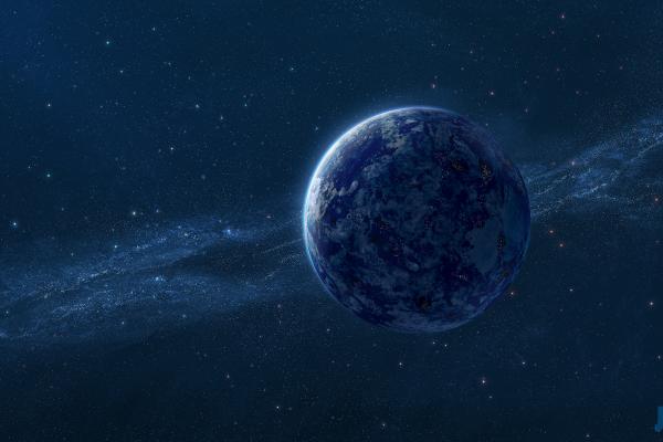 Голубая Планета, Космическая Пыль, HD, 2K