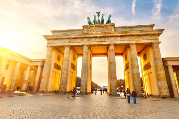 Бранденбургские Ворота, Берлин, Германия, Туризм, Путешествие, HD, 2K, 4K, 5K