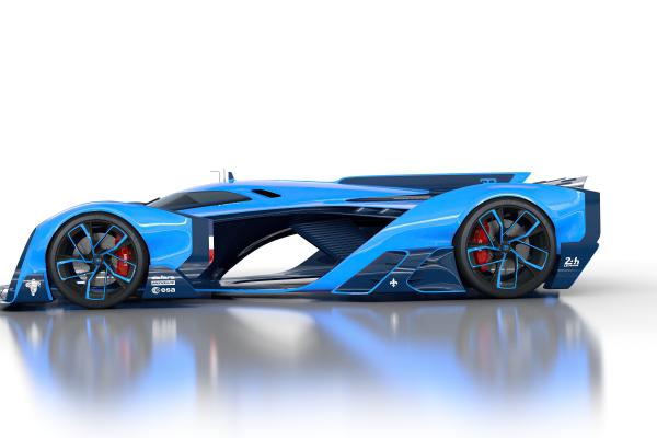 Bugatti Vision Le Mans, Суперкар, Гиперкар, HD, 2K, 4K, 5K, 8K