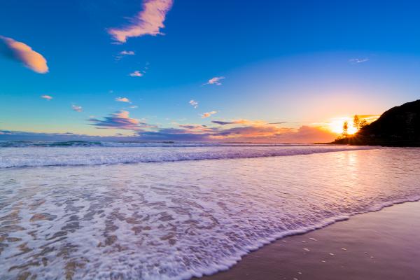 Берли Хедс, Пляж, Голд-Кост, Квинсленд, Австралия, HD, 2K, 4K