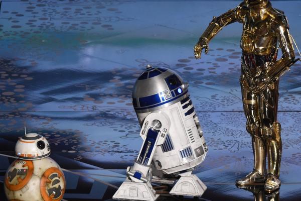 C-3Po, R2-D2, Bb-8, Оскар 2016, Звездные Войны, Оскар, HD, 2K, 4K