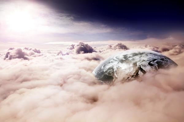 Облака, Планета, Мир, Звездный Путь, Цифровое Искусство, HD, 2K