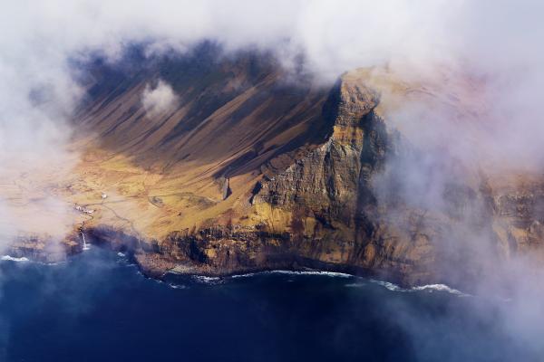 Облака, Фарерские Острова, HD, 2K, 4K