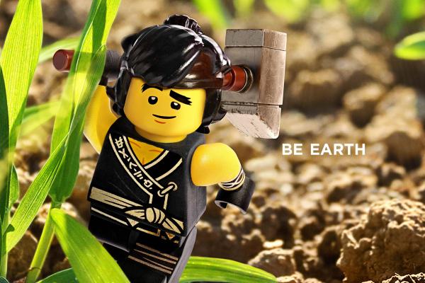 Коул, Фильм Lego Ninjago, Be Earth, Анимация, 2017, HD, 2K