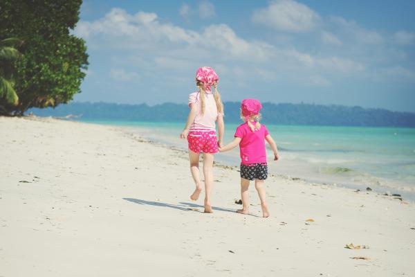 Симпатичные Дети, Пляж, Андаманские Острова, HD, 2K, 4K