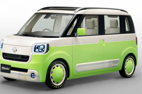 Daihatsu Hinata, Концепт, Зеленый, Автомобиль Будущего, Токийский Автосалон 2015, HD, 2K, 4K
