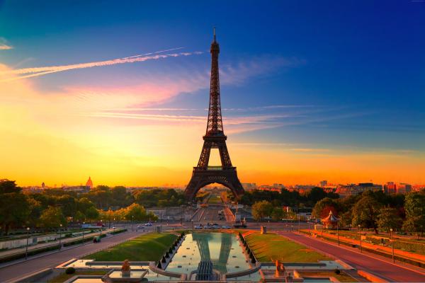 Эйфелева Башня, Париж, Франция, HD, 2K, 4K, 5K