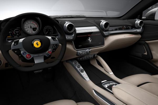 Ferrari Gtc4Lusso, Женевский Международный Автосалон 2016, Спорткар, Интерьер, HD, 2K, 4K
