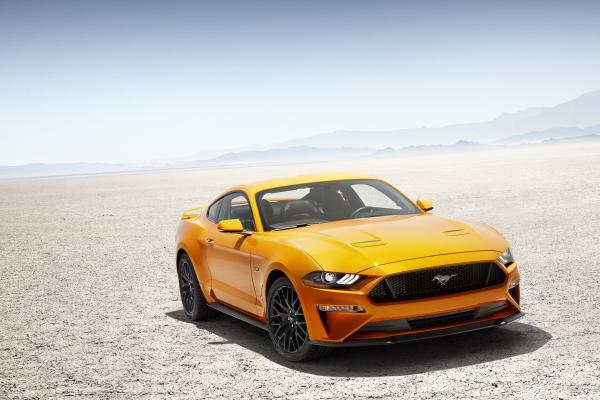 Ford Mustang, 2018, HD, 2K