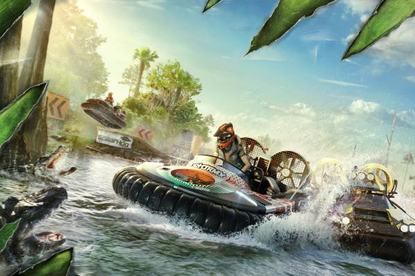 Gator Rush, The Crew 2, Gamescom 2018, Произведение Искусства, HD, 2K, 4K