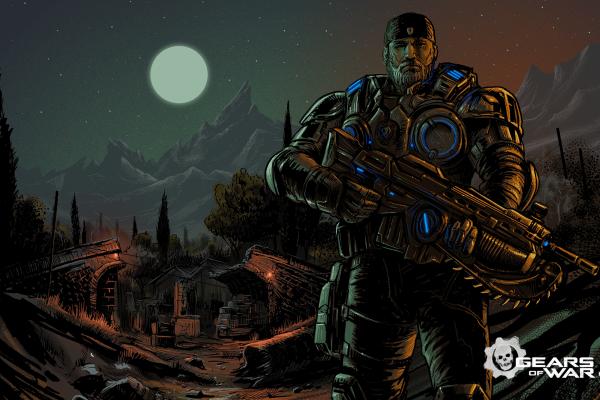 Gears Of War, Маркус Феникс, HD, 2K