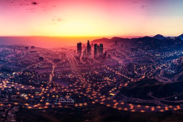 Grand Theft Auto V, Лос-Сантос, HD, 2K, 4K