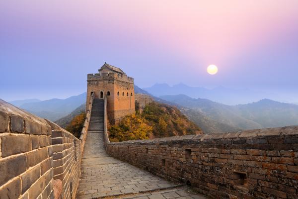 Великая Китайская Стена, Jinshanling, Sunrise, HD, 2K, 4K, 5K