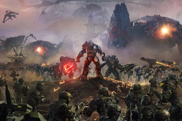 Halo Wars 2, Поле Битвы Атриокс, Xbox One, HD, 2K, 4K