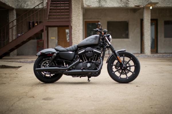 Harley Davidson Iron 883, Черный, Байк Год 2016, HD, 2K, 4K