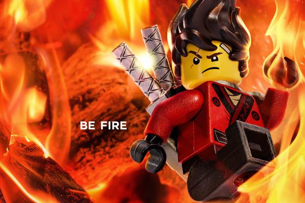 Кай, Фильм Lego Ninjago, Be Fire, Анимация, 2017, HD, 2K