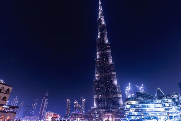 Башня Халифа, Дубай, Оаэ, HD, 2K, 4K