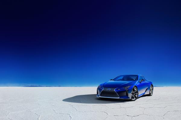 Lexus Lc 500H, Структурное Синее Издание, 2018, HD, 2K, 4K