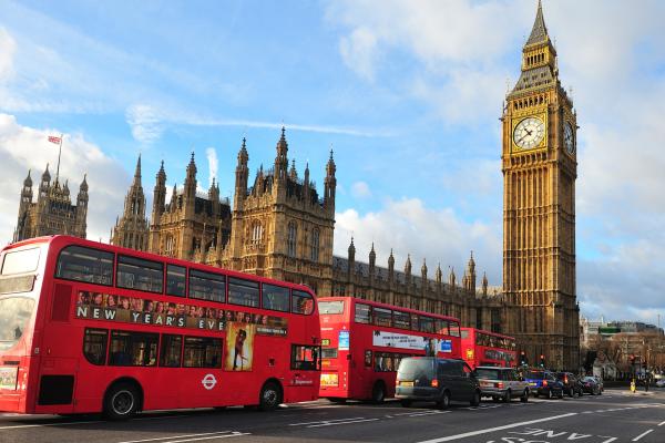 Лондон, Англия, Биг Бен, Вестминстерское Аббатство, Город, Автобус, Путешествия, Туризм, HD, 2K, 4K, 5K