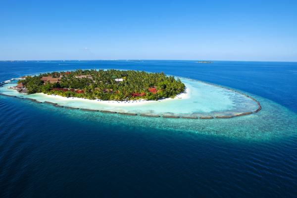 Мальдивы, Праздники, Отпуск, Путешествие, Отель, Остров, Океан, Бунгало, Пляж, Небо, HD, 2K, 4K, 5K