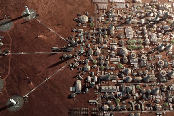 Марсианская База, Марсианская Колония, Космос X, HD