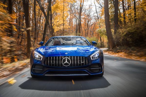 Mercedes-Amg Gt C Roadster, Спортивный Автомобиль, 2018, 4К, HD, 2K, 4K