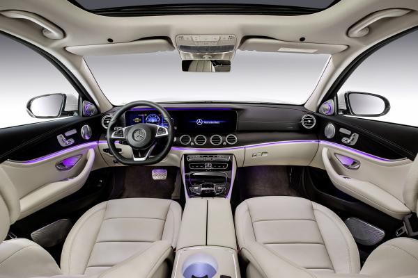 Mercedes-Benz E 320 L Exclusive Line, Пекинский Автосалон 2016, Auto China 2016, 4Matic, Интерьер, HD, 2K, 4K