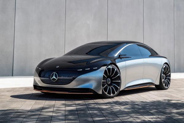 Mercedes-Benz Vision Eqs, Франкфуртский Автосалон 2019, HD, 2K, 4K