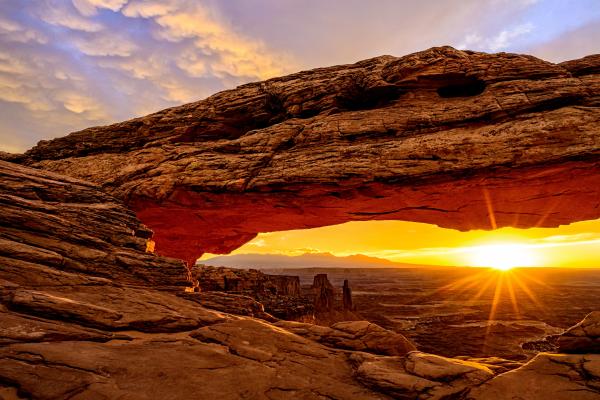Mesa Arch, Юта, Сша, Горы, Восход Солнца, HD, 2K, 4K, 5K, 8K