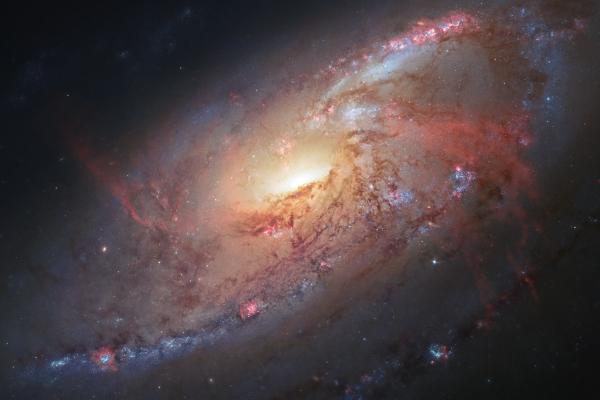 Мессье 106, Спиральная Галактика, HD, 2K, 4K, 5K