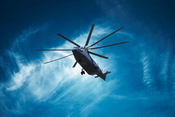 Военный Вертолет, Голубое Небо, 4К, HD, 2K, 4K